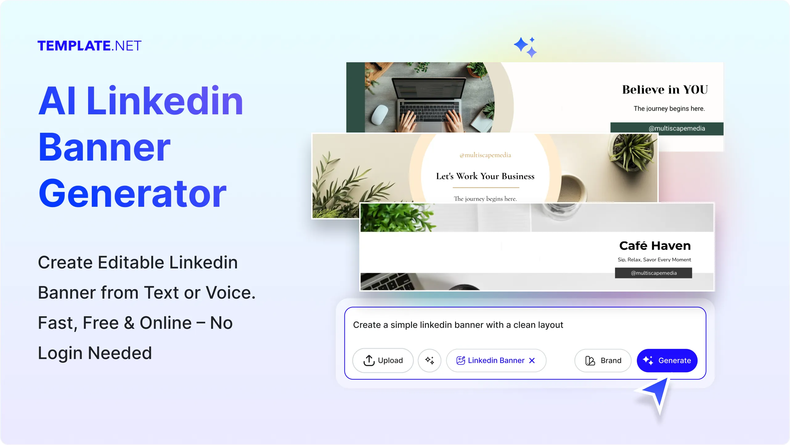 Free AI Linkedin Banner Generator, Linkedin Banner Maker Online